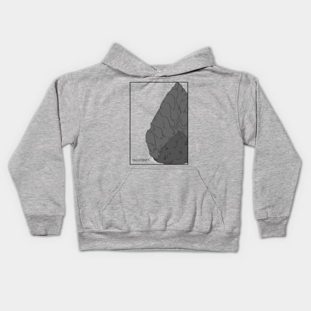 APN Hand Axe Kids Hoodie by Archaeology Podcast Network